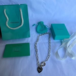 Return to Tiffany Heart Tag Toggle Necklace Sterling Silver - Tiffany & Co.